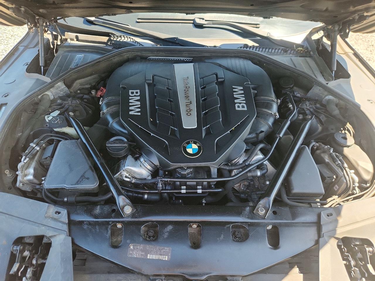 2013 Bmw 750 Lxi Black vin: WBAYF8C57DDE59077