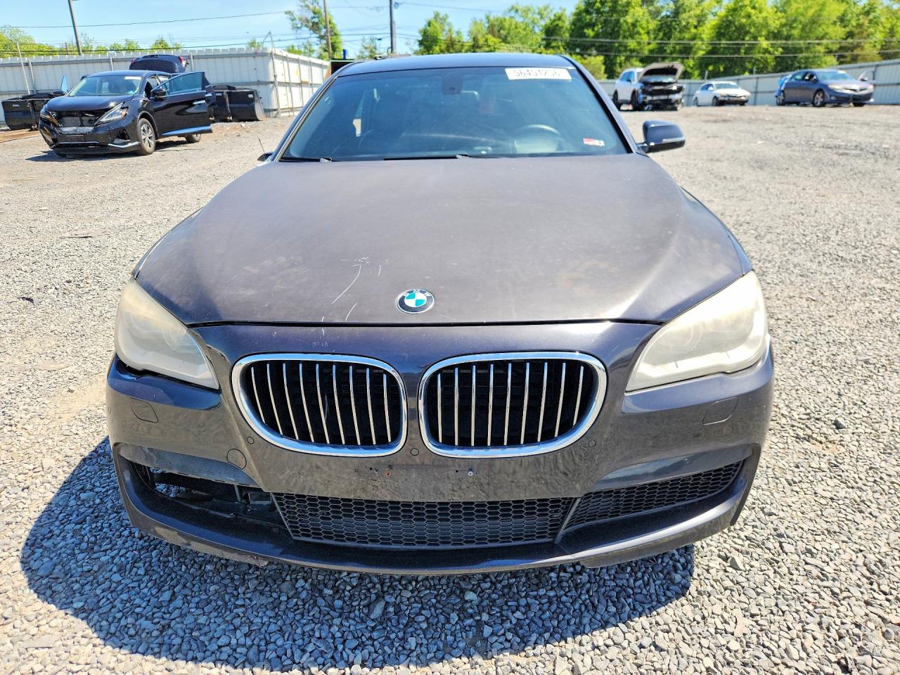 2013 Bmw 750 Lxi Black vin: WBAYF8C57DDE59077