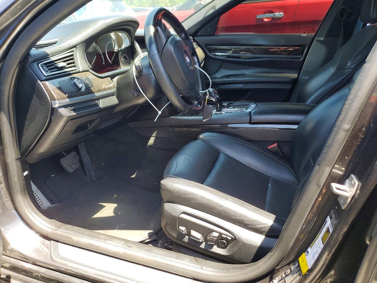 2013 Bmw 750 Lxi Black vin: WBAYF8C57DDE59077