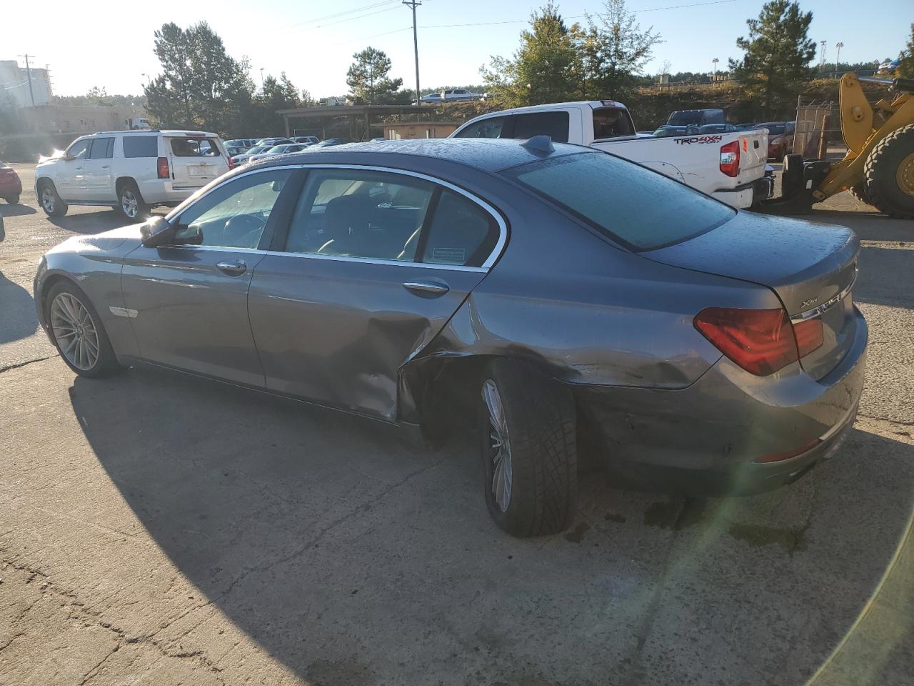 2014 Bmw 750 Lxi Charcoal vin: WBAYF8C57ED652697