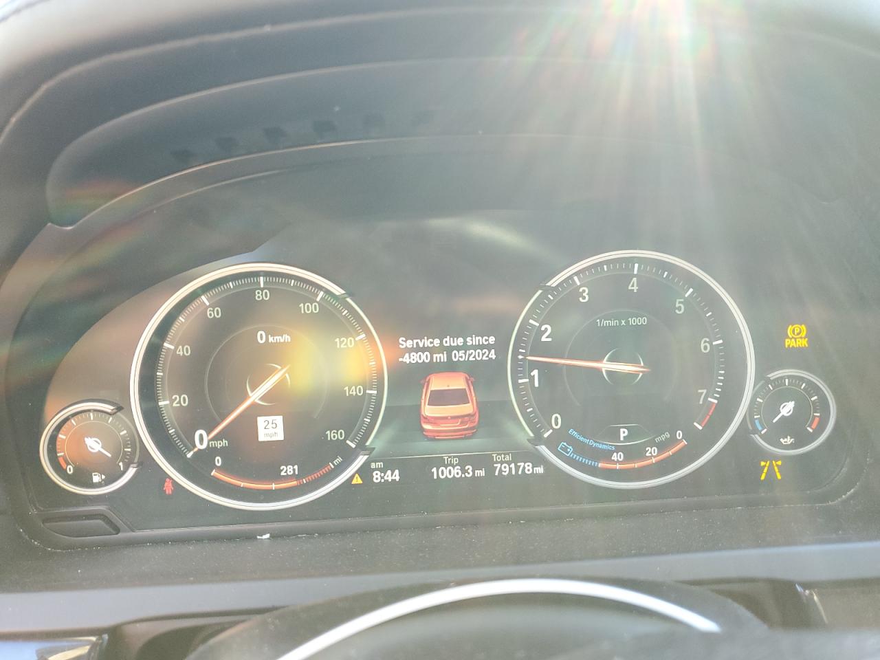 2014 Bmw 750 Lxi Charcoal vin: WBAYF8C57ED652697
