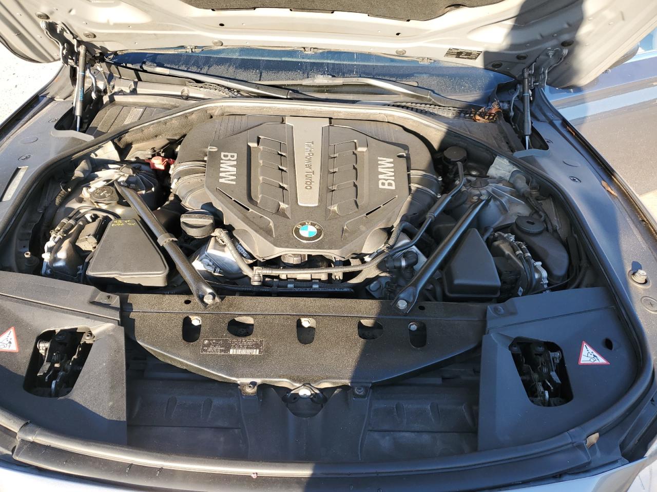 2014 Bmw 750 Lxi Charcoal vin: WBAYF8C57ED652697