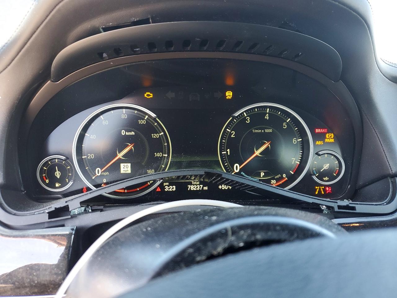 2014 Bmw 750 Lxi Черный vin: WBAYF8C57ED653767