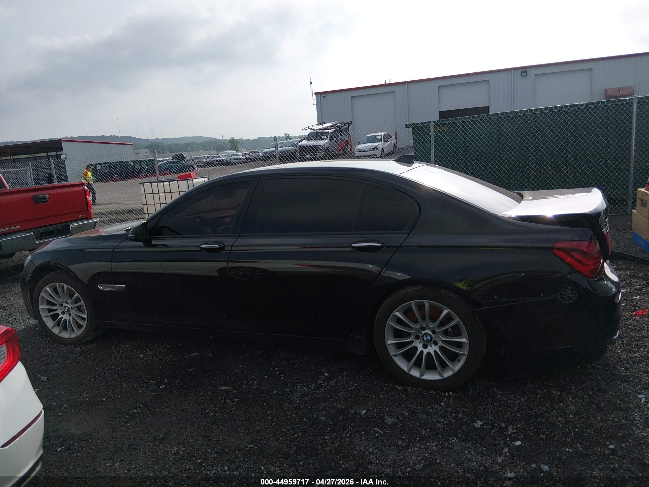 2015 Bmw 750li Xdrive Black vin: WBAYF8C57FD654550