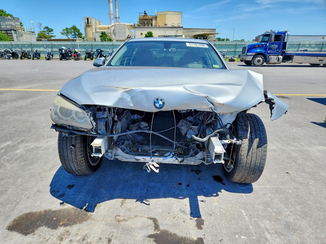 2013 Bmw 750 Lxi Silver vin: WBAYF8C58DD141062