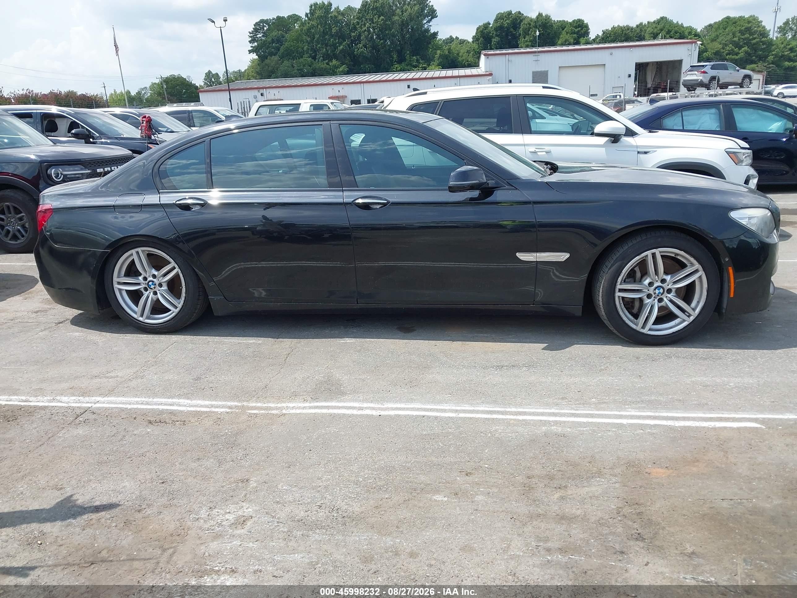 2013 Bmw 750li Xdrive Black vin: WBAYF8C58DDE59024