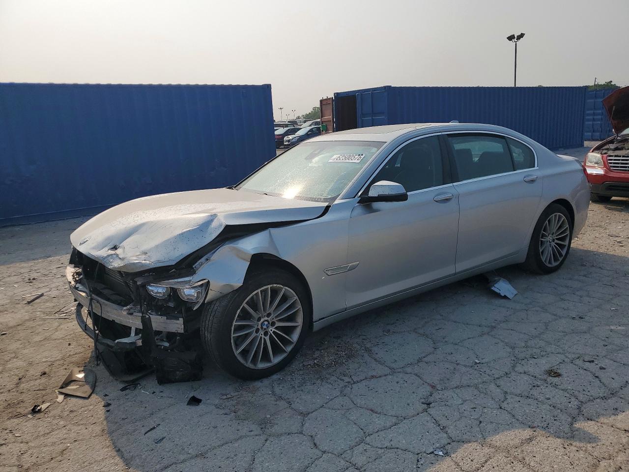 2014 Bmw 750 Lxi Silver vin: WBAYF8C58ED141810