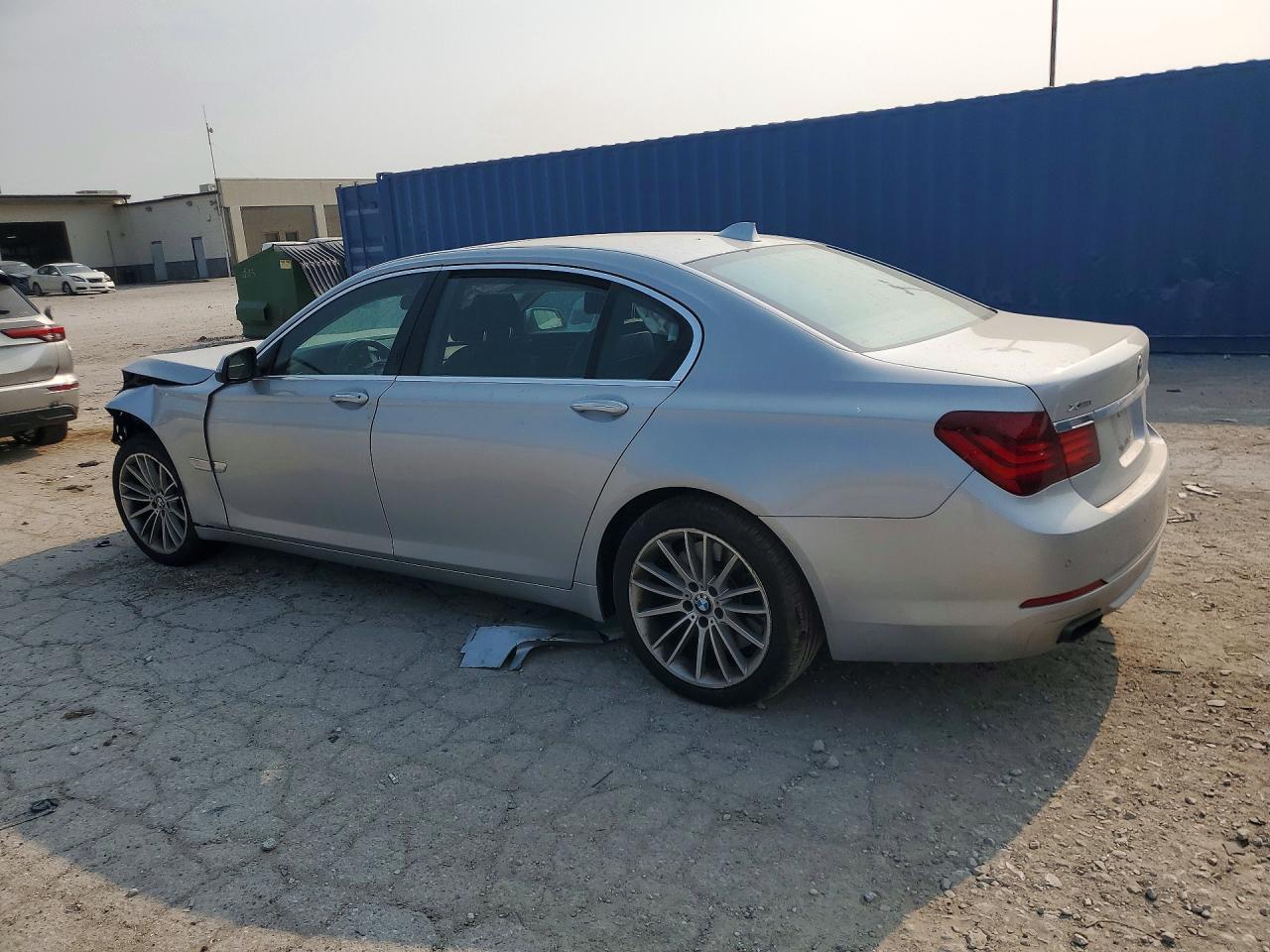 2014 Bmw 750 Lxi Silver vin: WBAYF8C58ED141810