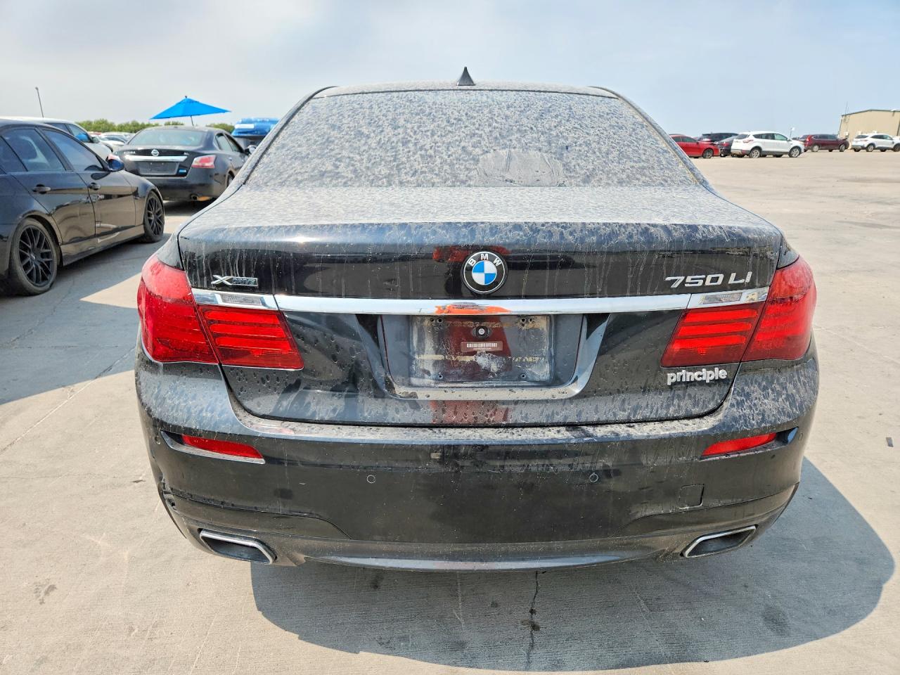 2014 Bmw 750 Lxi Black vin: WBAYF8C58ED142486