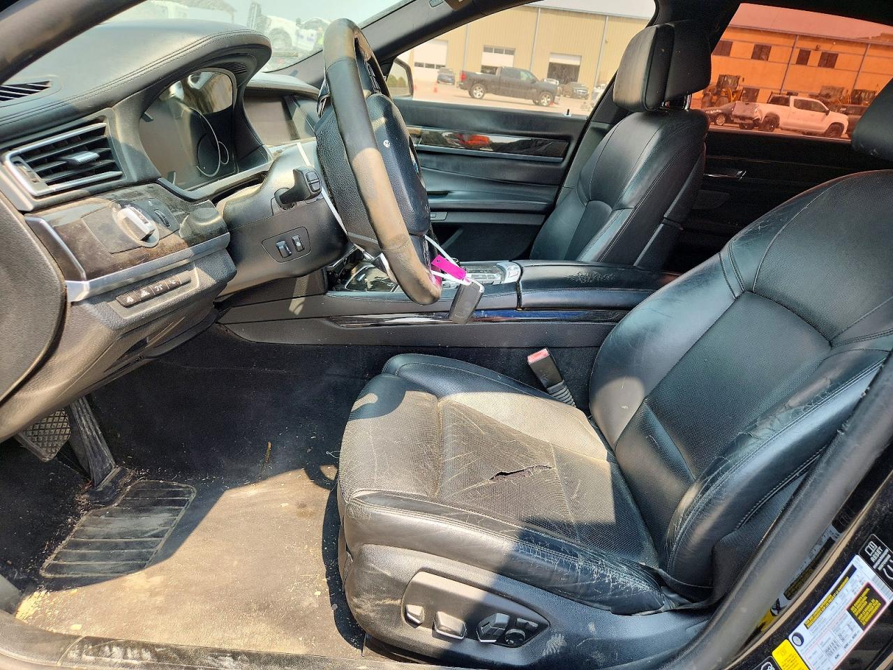 2014 Bmw 750 Lxi Black vin: WBAYF8C58ED142486