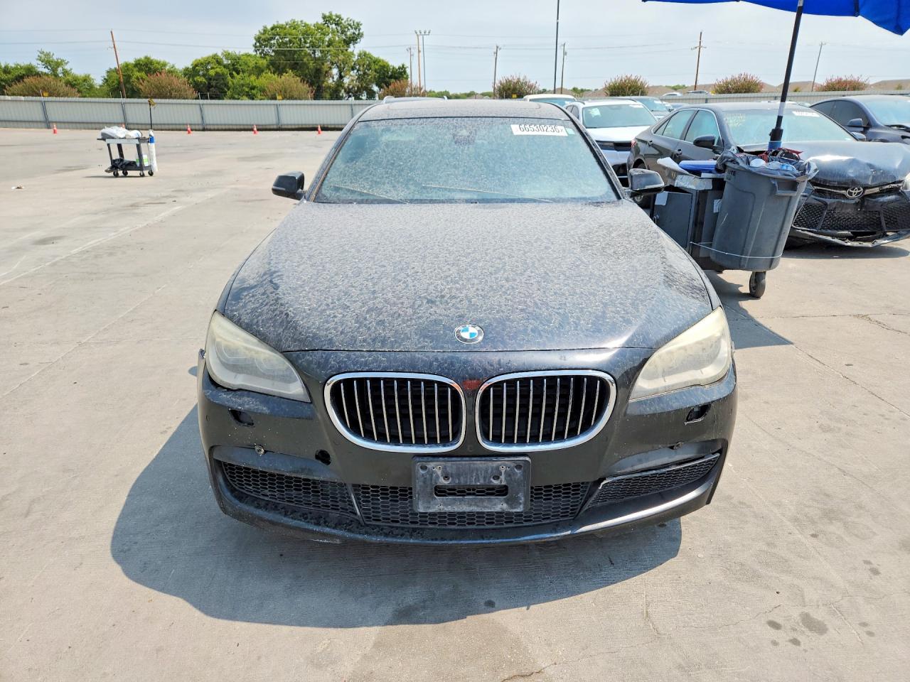 2014 Bmw 750 Lxi Black vin: WBAYF8C58ED142486