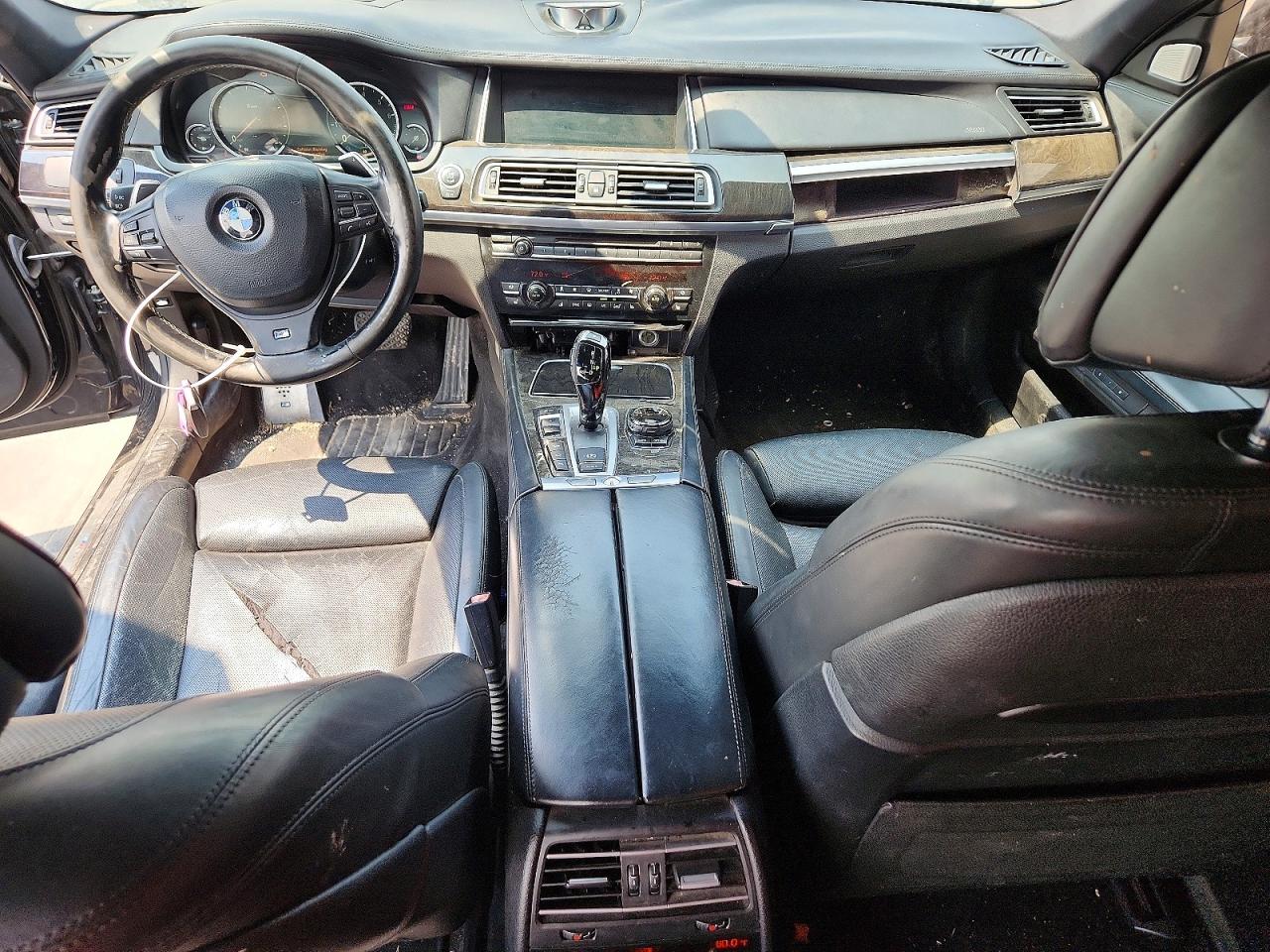 2014 Bmw 750 Lxi Black vin: WBAYF8C58ED142486
