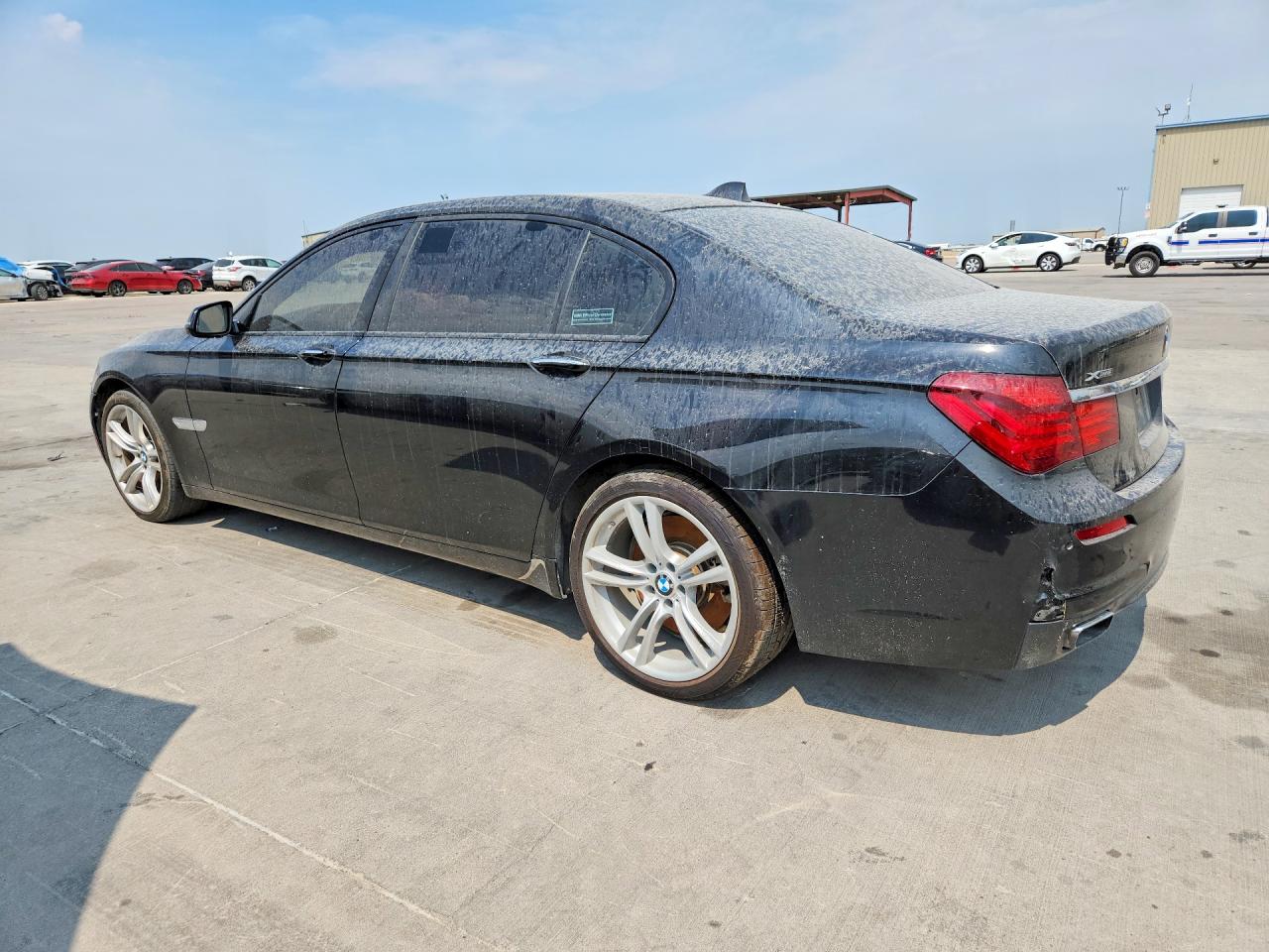 2014 Bmw 750 Lxi Black vin: WBAYF8C58ED142486