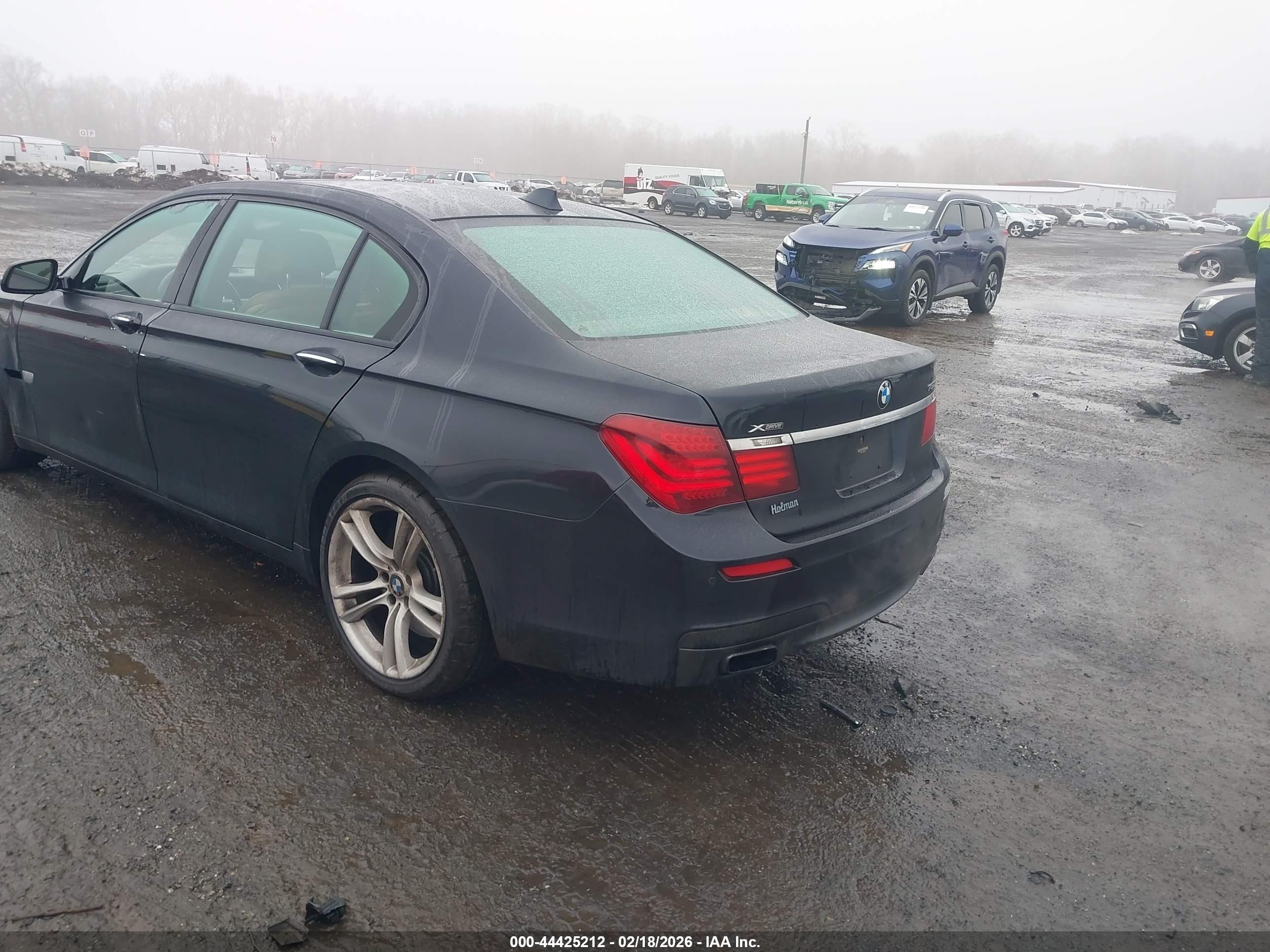 2014 Bmw Alpina B7 Xdrive Синий vin: WBAYF8C58ED653051