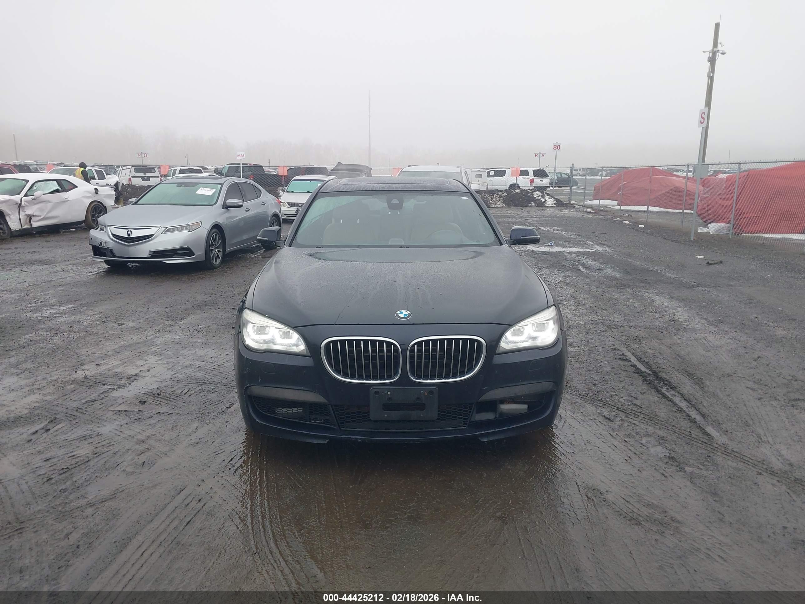2014 Bmw Alpina B7 Xdrive Синий vin: WBAYF8C58ED653051