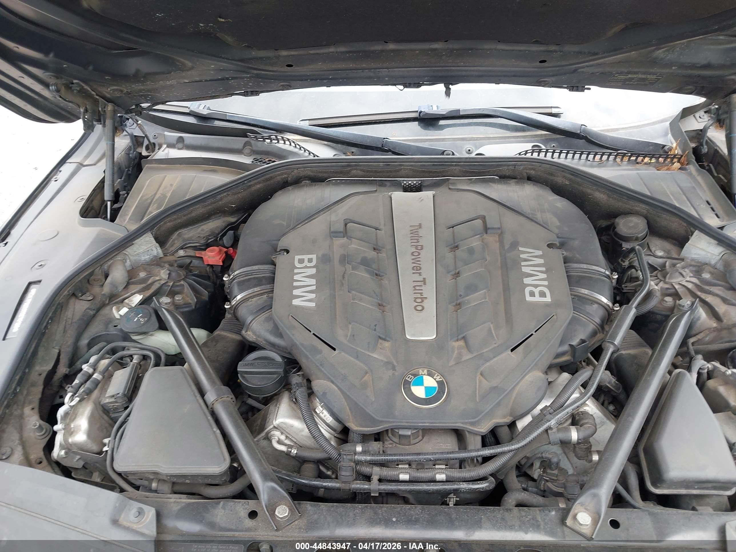 2013 Bmw 750li Xdrive Black vin: WBAYF8C59DDE59128