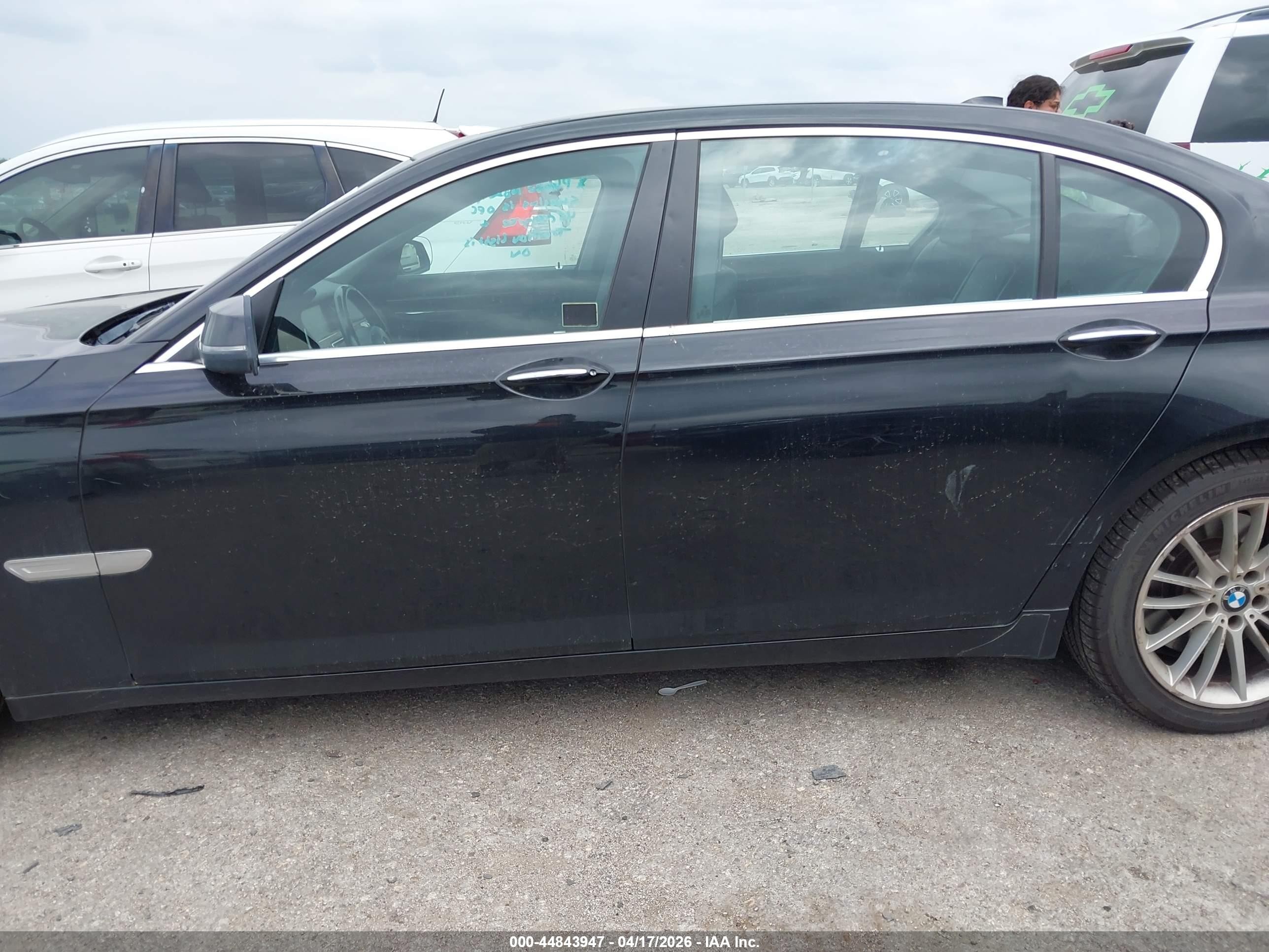 2013 Bmw 750li Xdrive Black vin: WBAYF8C59DDE59128