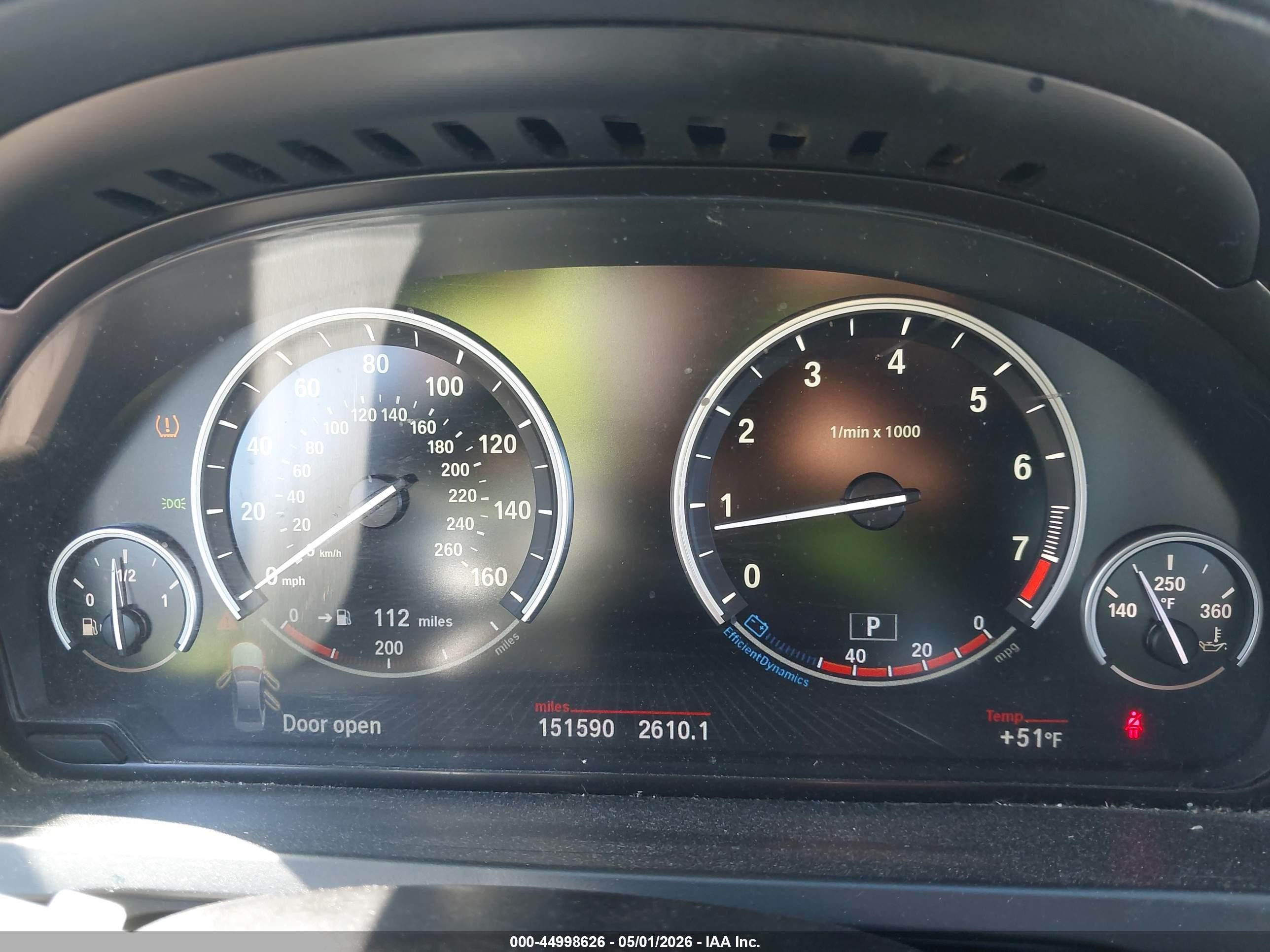 2013 Bmw 750li Xdrive White vin: WBAYF8C5XDD140060