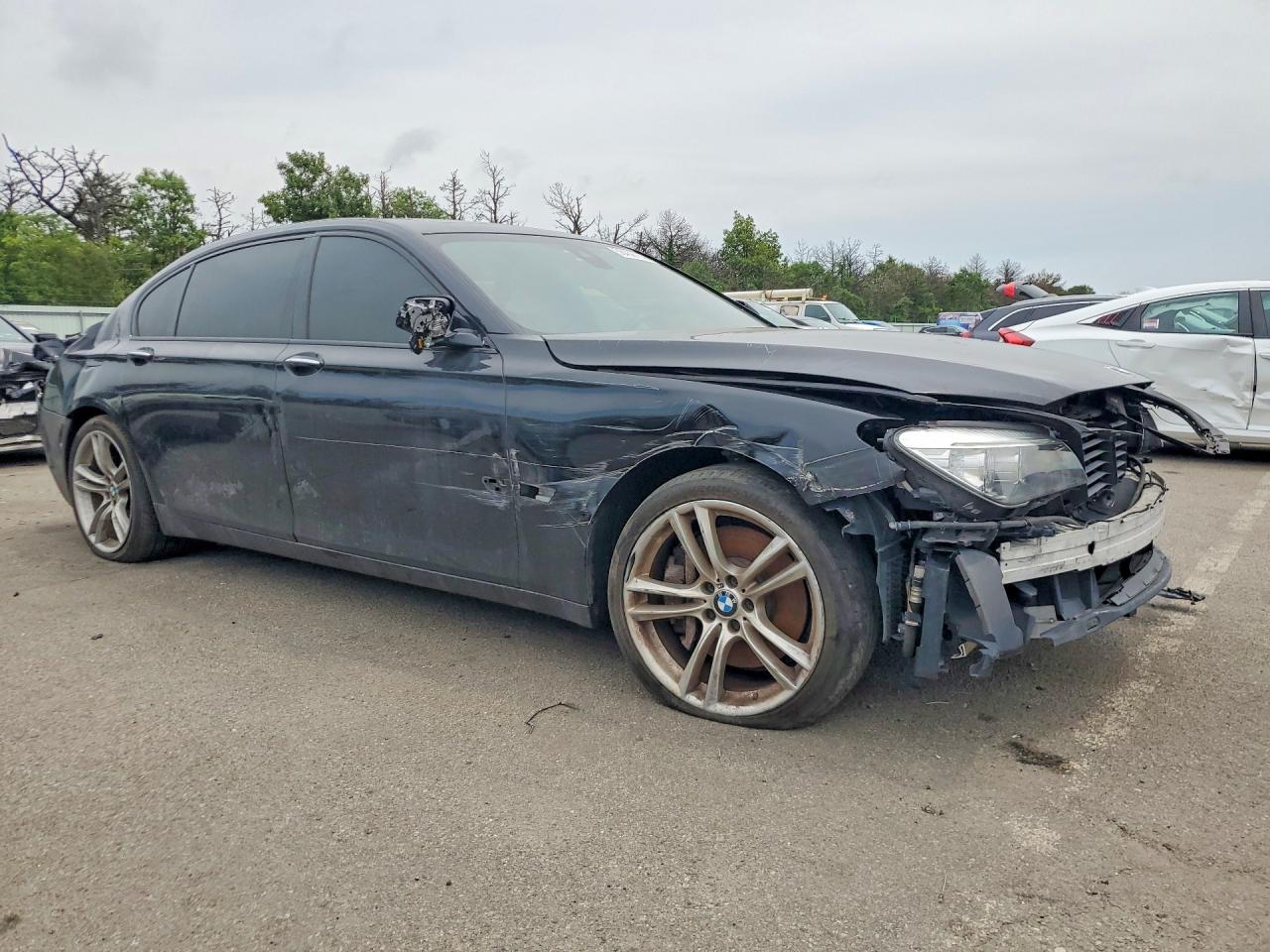 2013 Bmw 750 Lxi Charcoal vin: WBAYF8C5XDD140107