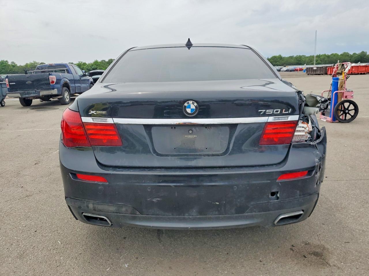 2013 Bmw 750 Lxi Charcoal vin: WBAYF8C5XDD140107