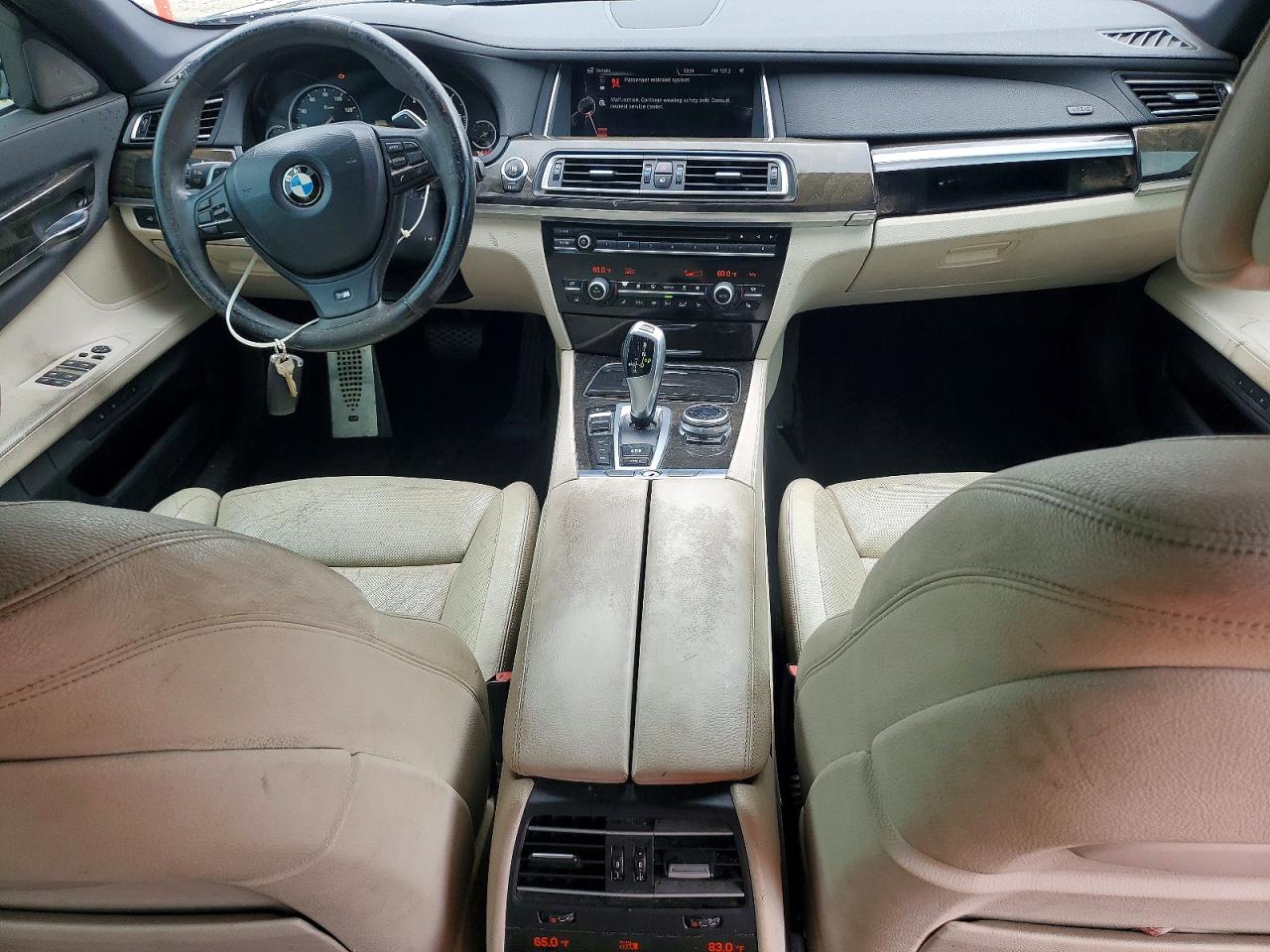 2015 Bmw 740 Ld Xdrive Black vin: WBAYG6C50FD383638