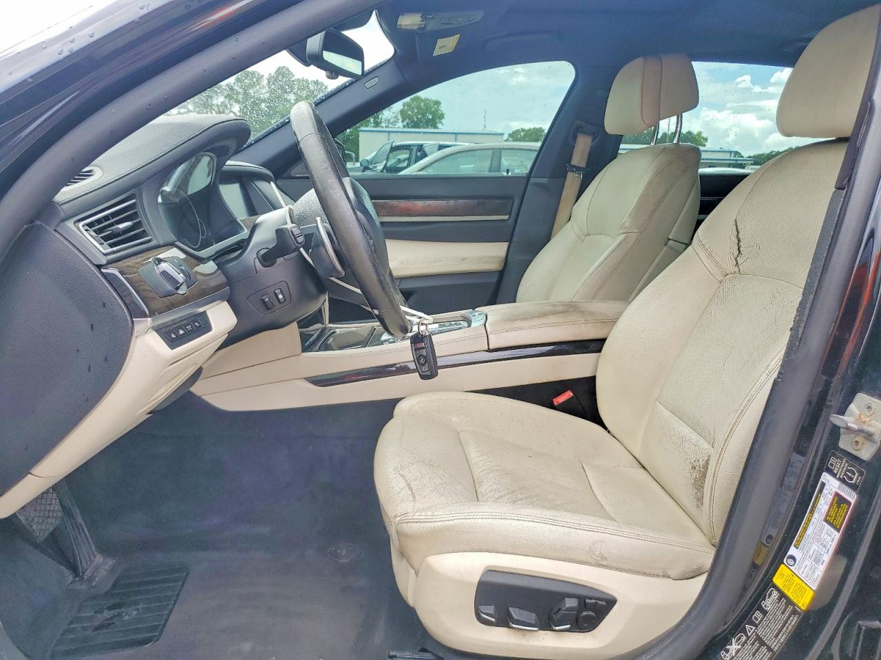 2015 Bmw 740 Ld Xdrive Black vin: WBAYG6C50FD383638
