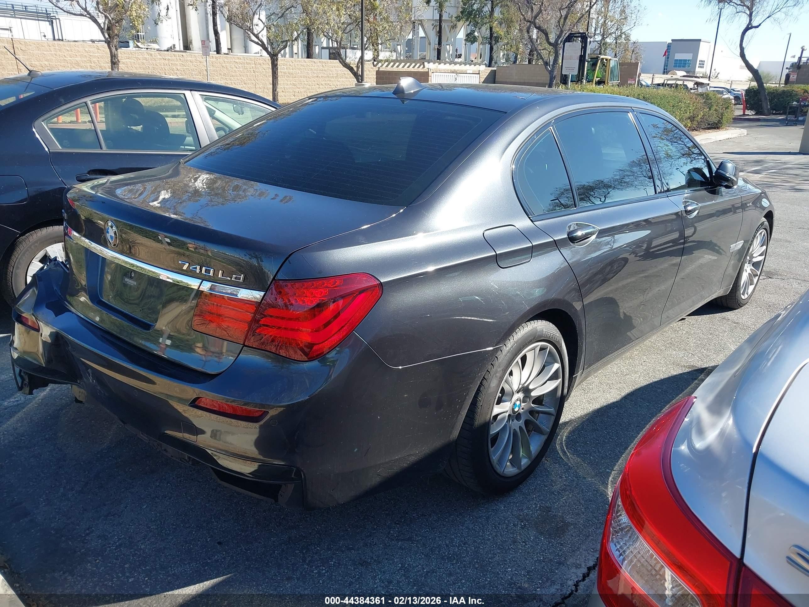 2015 Bmw 740ld Xdrive Black vin: WBAYG6C51FD383664