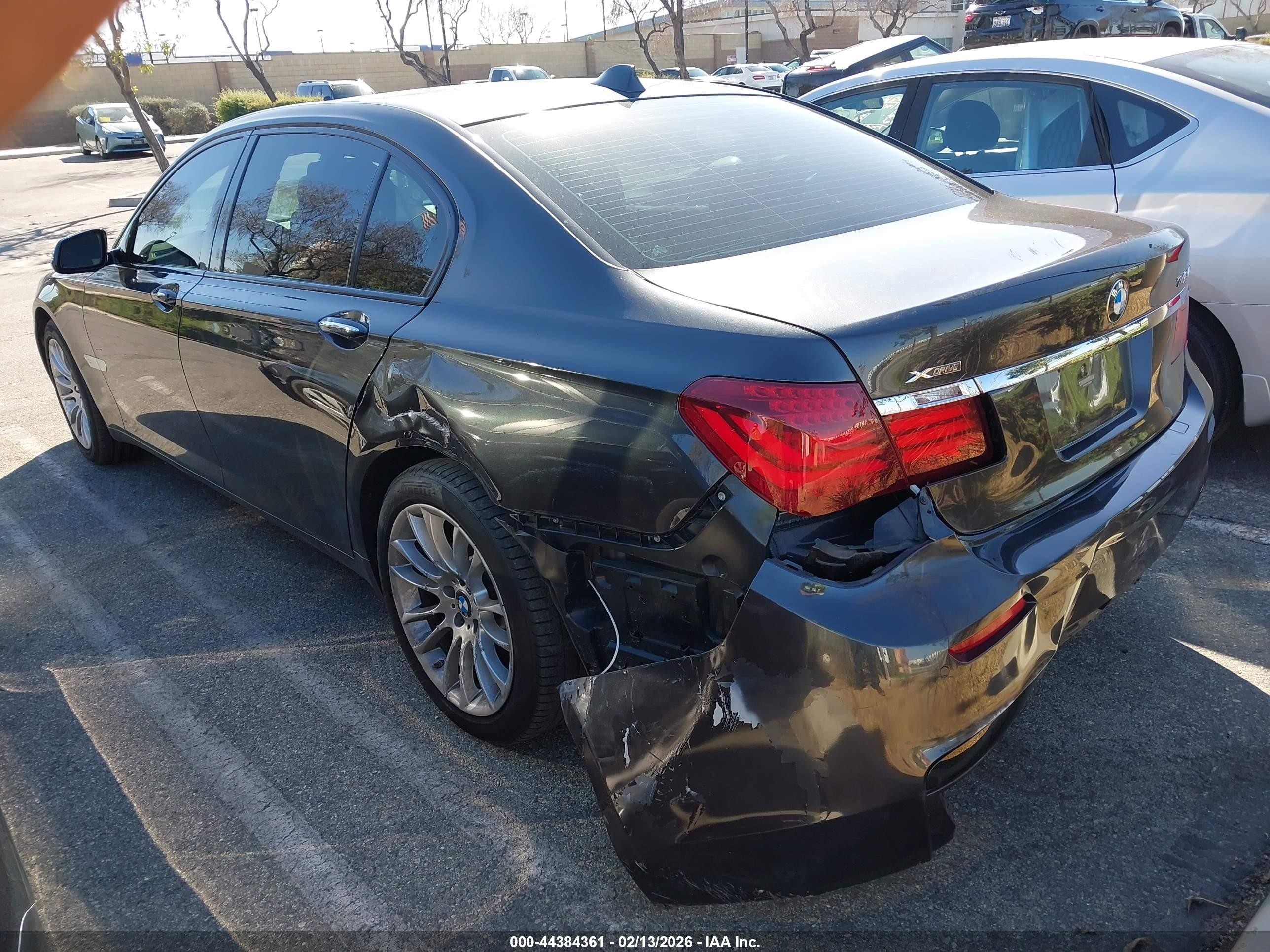 2015 Bmw 740ld Xdrive Black vin: WBAYG6C51FD383664