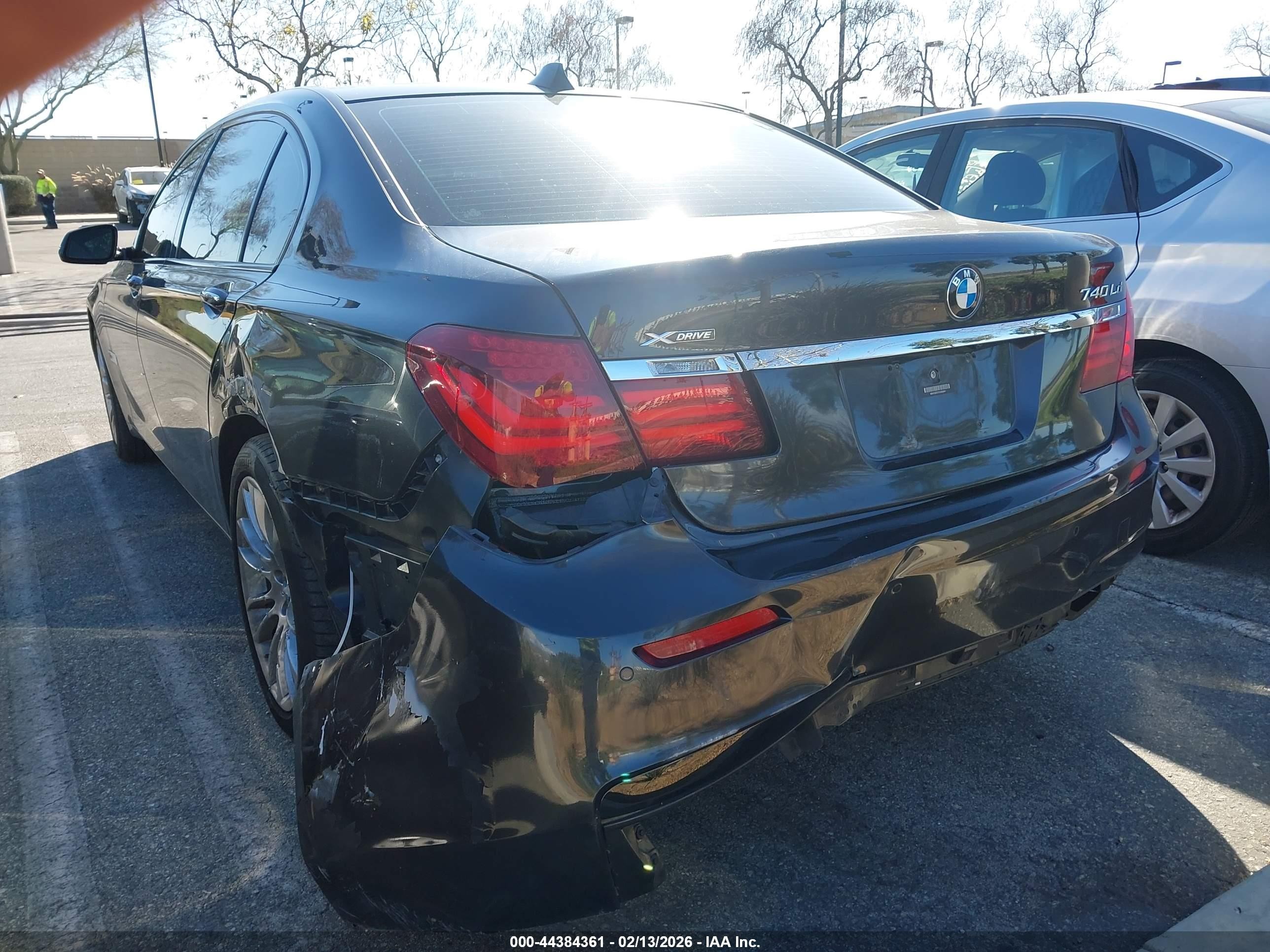 2015 Bmw 740ld Xdrive Black vin: WBAYG6C51FD383664