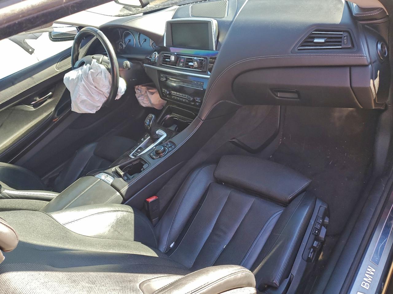 2013 Bmw 650 Xi Black vin: WBAYM1C50DDZ02664