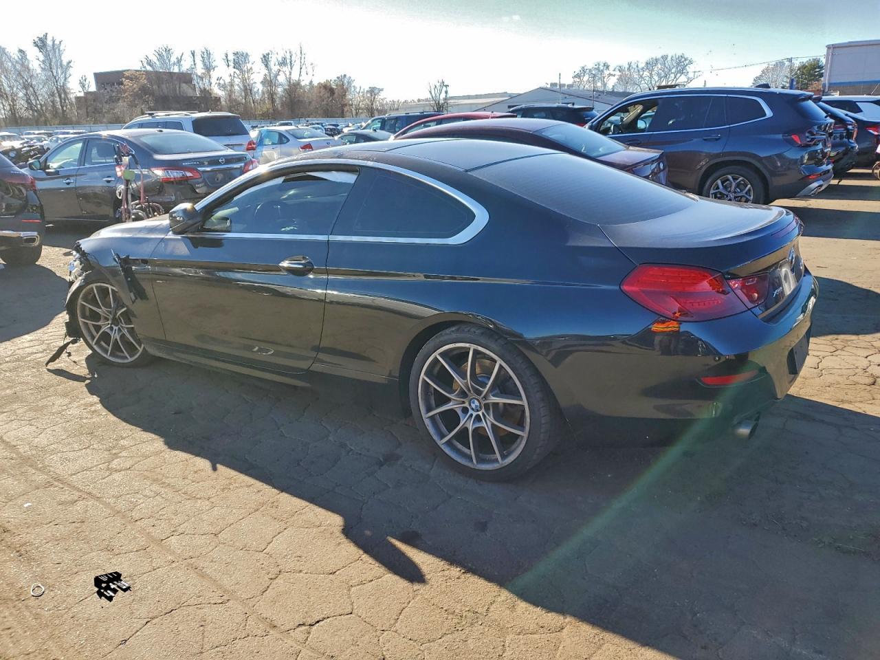 2013 Bmw 650 Xi Black vin: WBAYM1C50DDZ02664