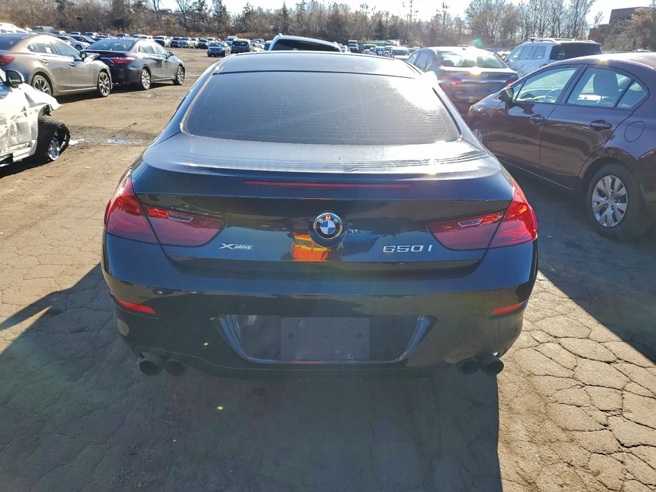 2013 Bmw 650 Xi Black vin: WBAYM1C50DDZ02664