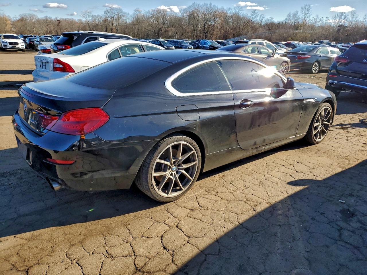 2013 Bmw 650 Xi Black vin: WBAYM1C50DDZ02664