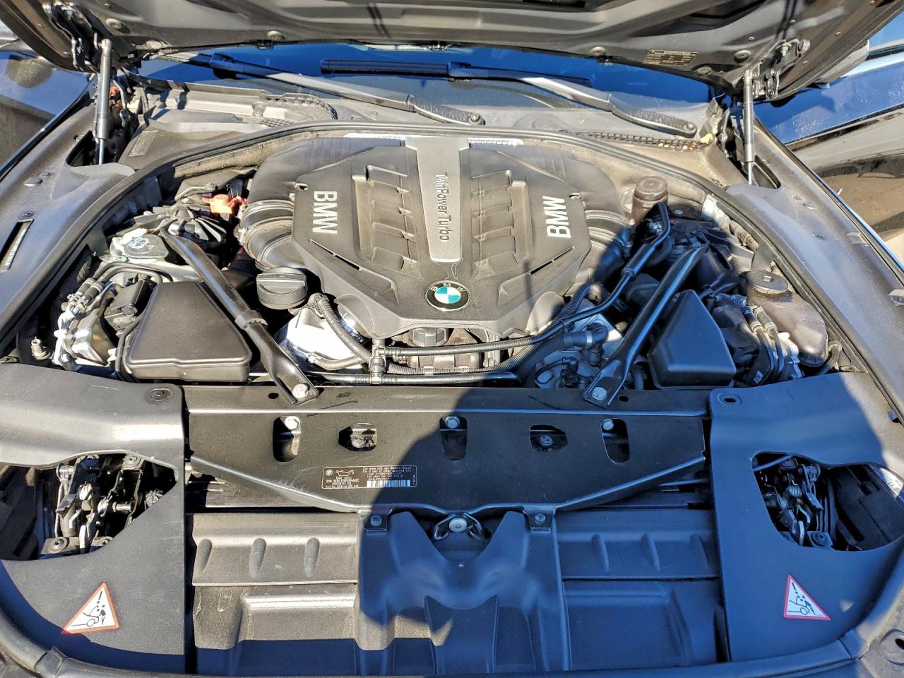 2013 Bmw 650 Xi Black vin: WBAYM1C50DDZ02664