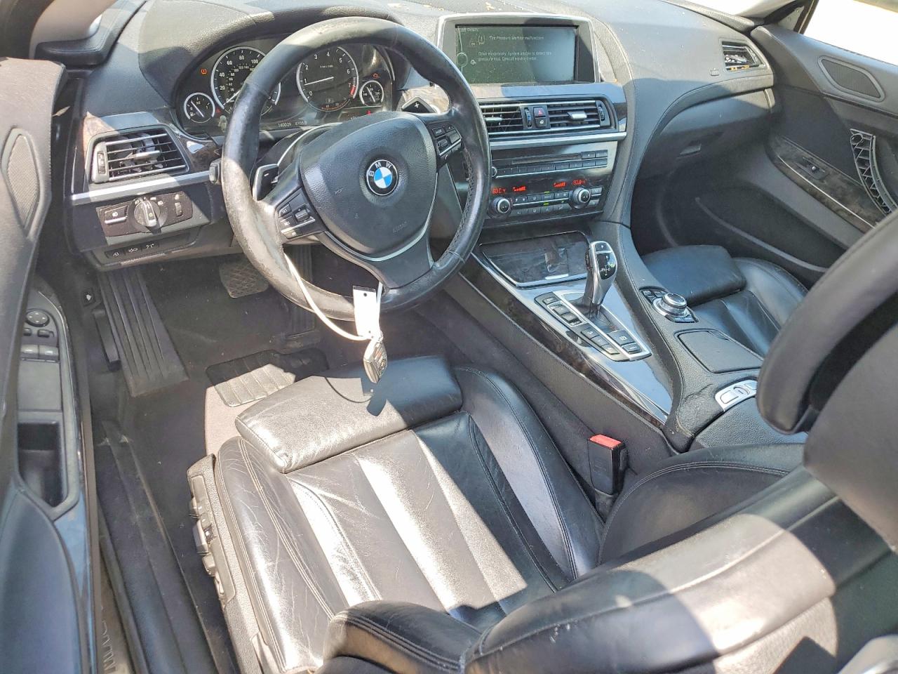 2013 Bmw 650 Xi White vin: WBAYM1C52DDZ02634