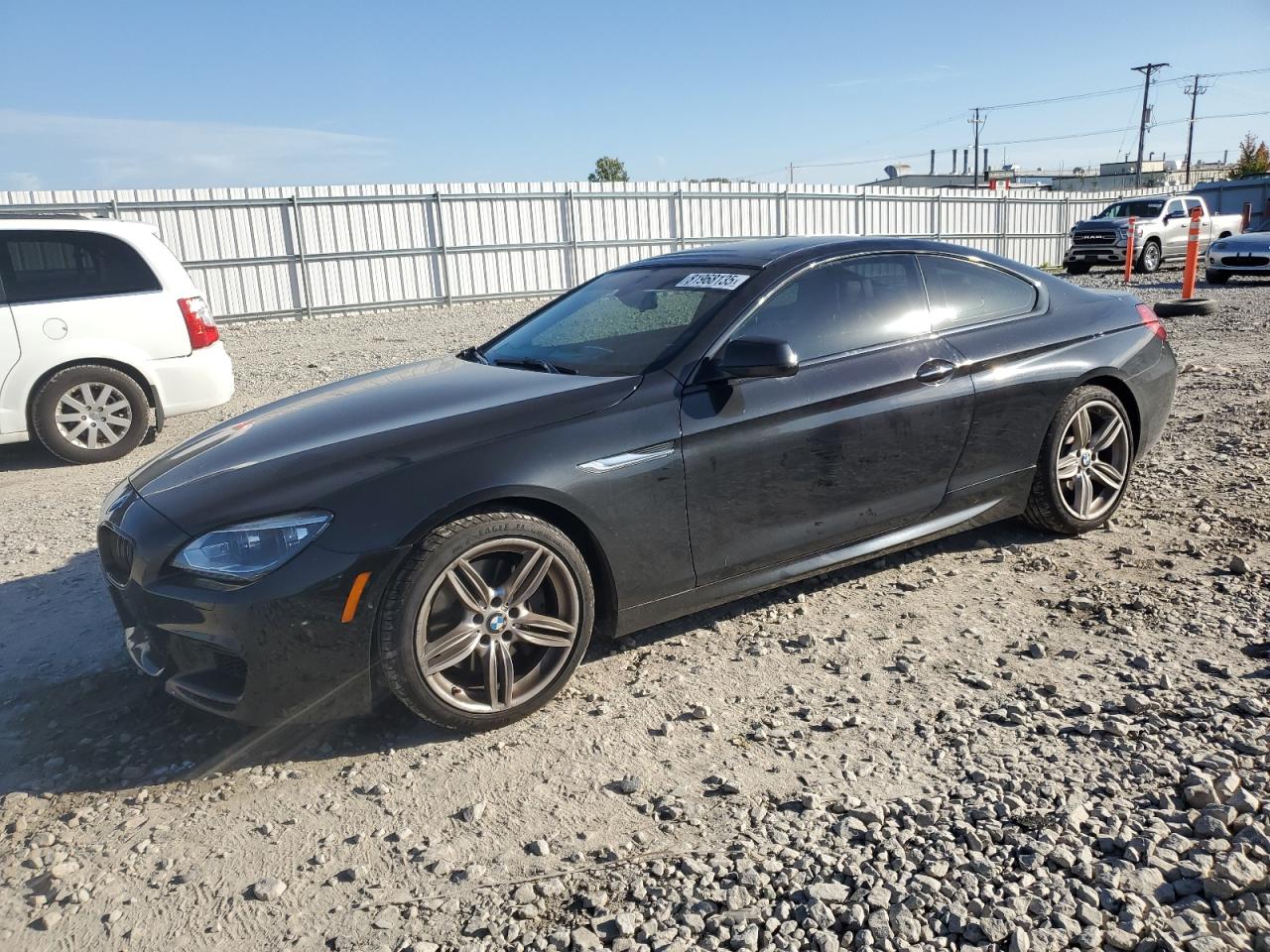 2014 Bmw 650 Xi Black vin: WBAYM1C52ED325041