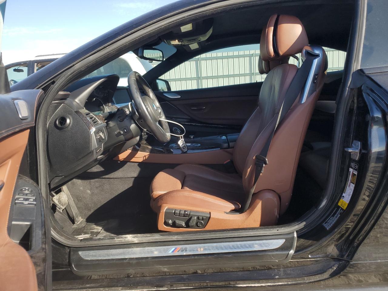 2014 Bmw 650 Xi Black vin: WBAYM1C52ED325041
