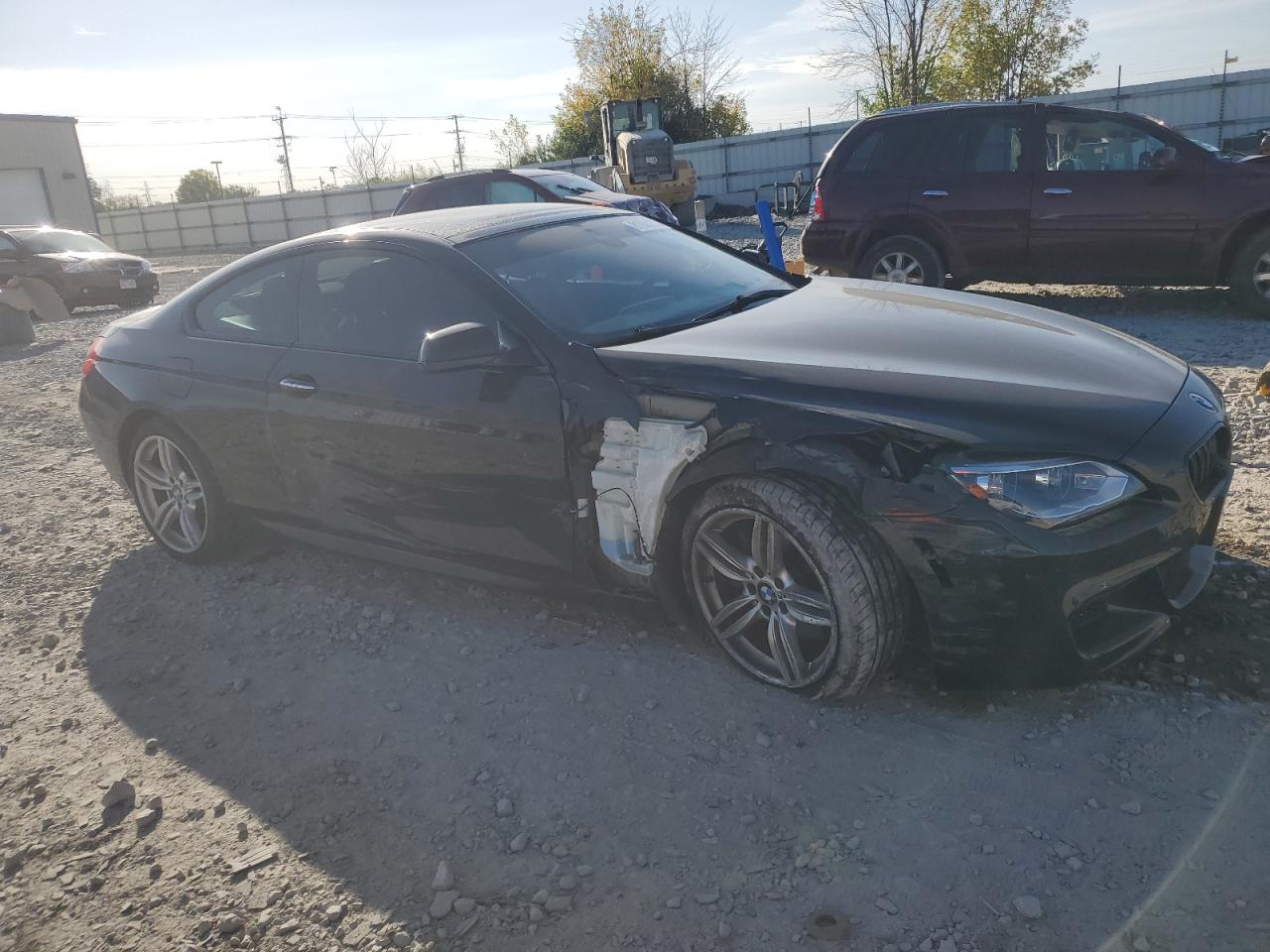 2014 Bmw 650 Xi Black vin: WBAYM1C52ED325041