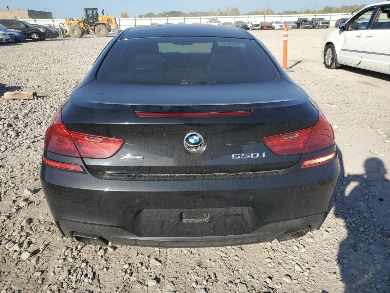 2014 Bmw 650 Xi Black vin: WBAYM1C52ED325041