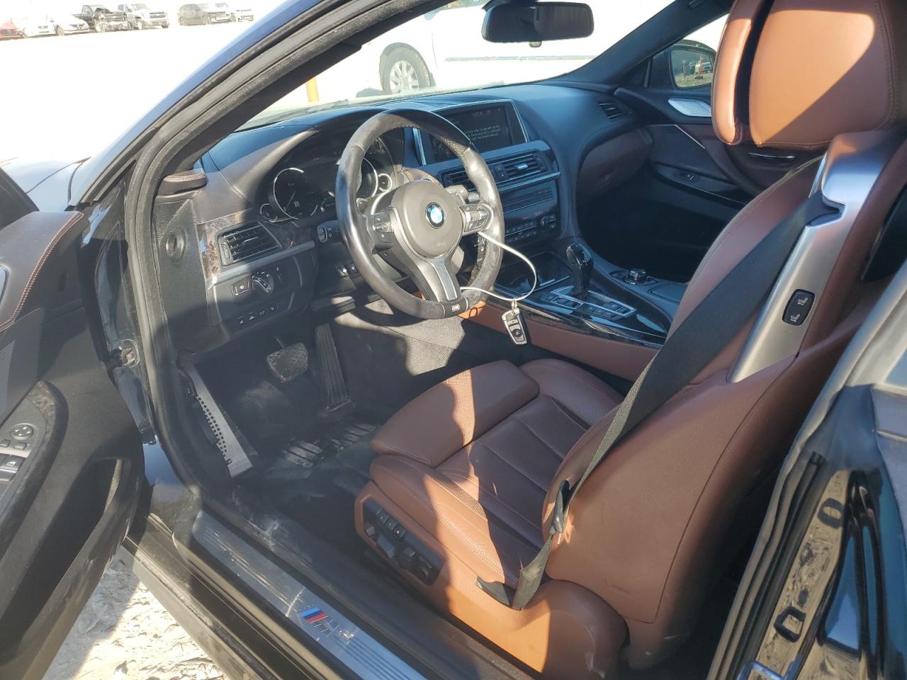 2014 Bmw 650 Xi Black vin: WBAYM1C52ED325041