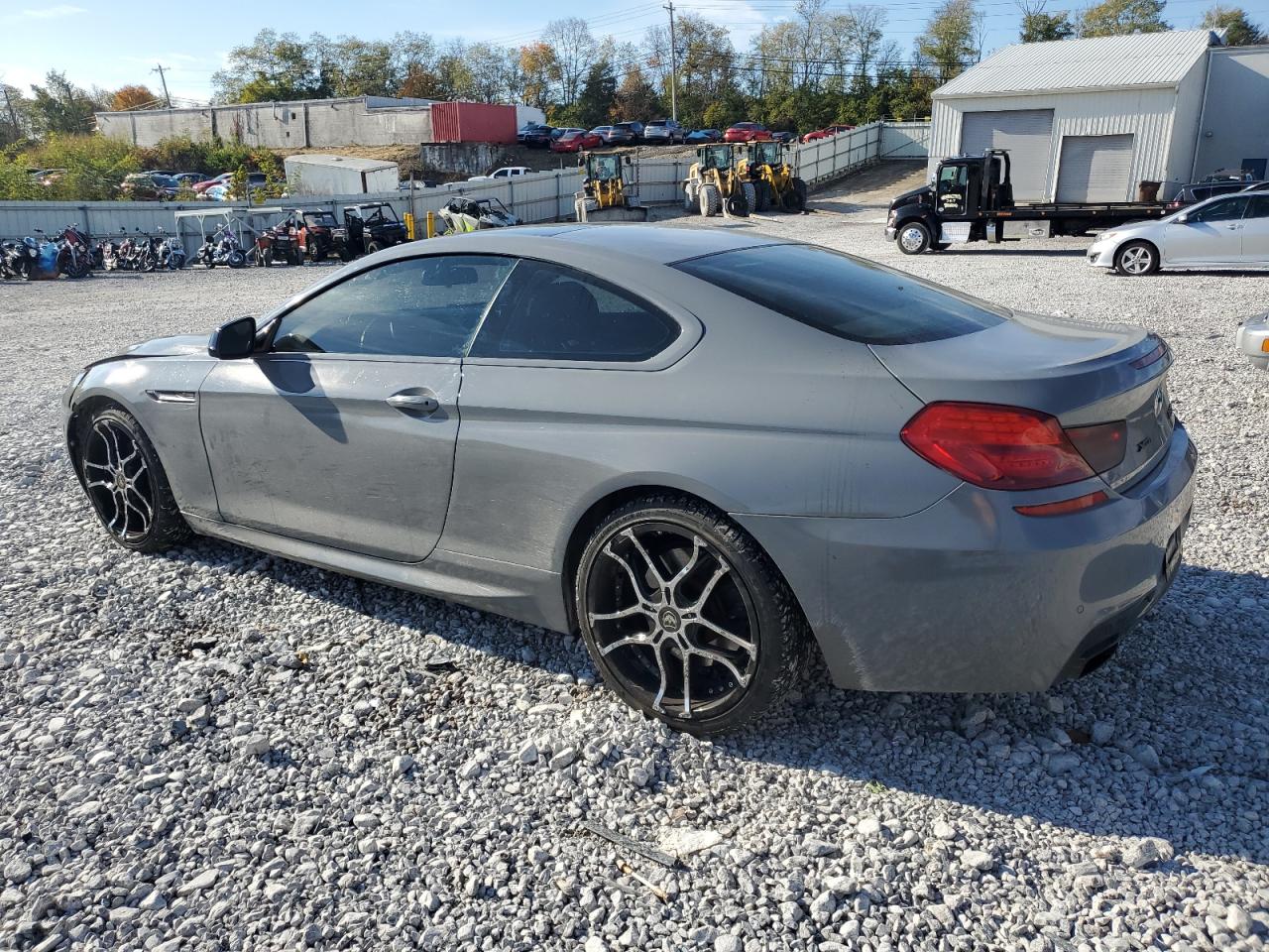 2014 Bmw 650 Xi Gray vin: WBAYM1C55ED325020