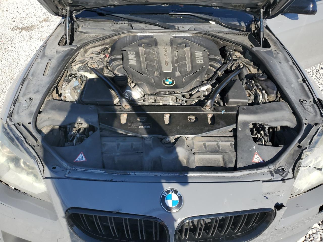 2014 Bmw 650 Xi Gray vin: WBAYM1C55ED325020