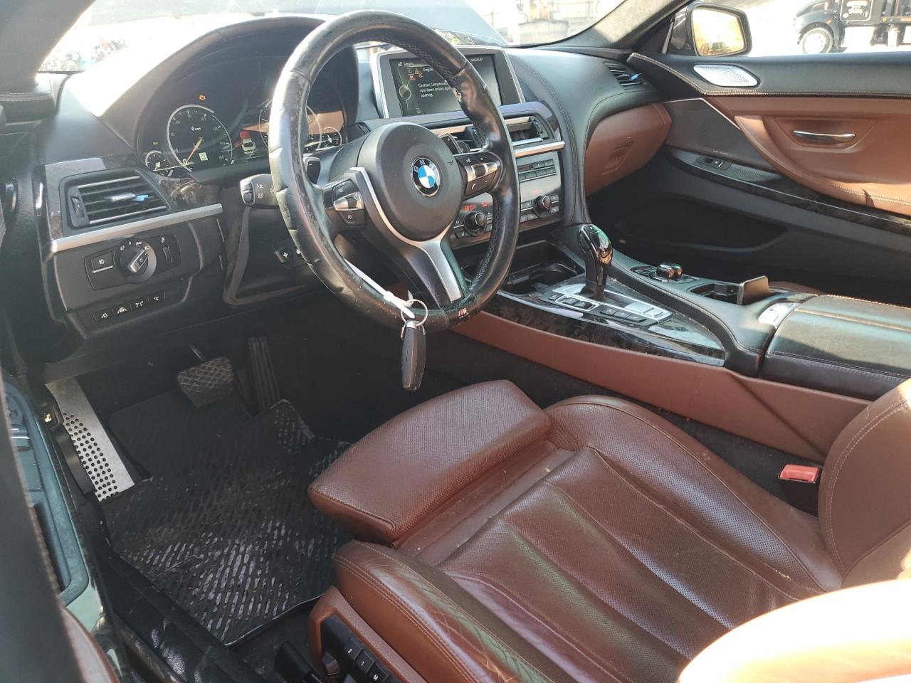 2014 Bmw 650 Xi Gray vin: WBAYM1C55ED325020