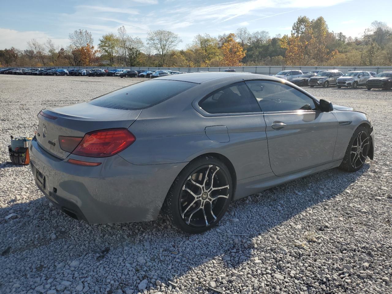 2014 Bmw 650 Xi Gray vin: WBAYM1C55ED325020