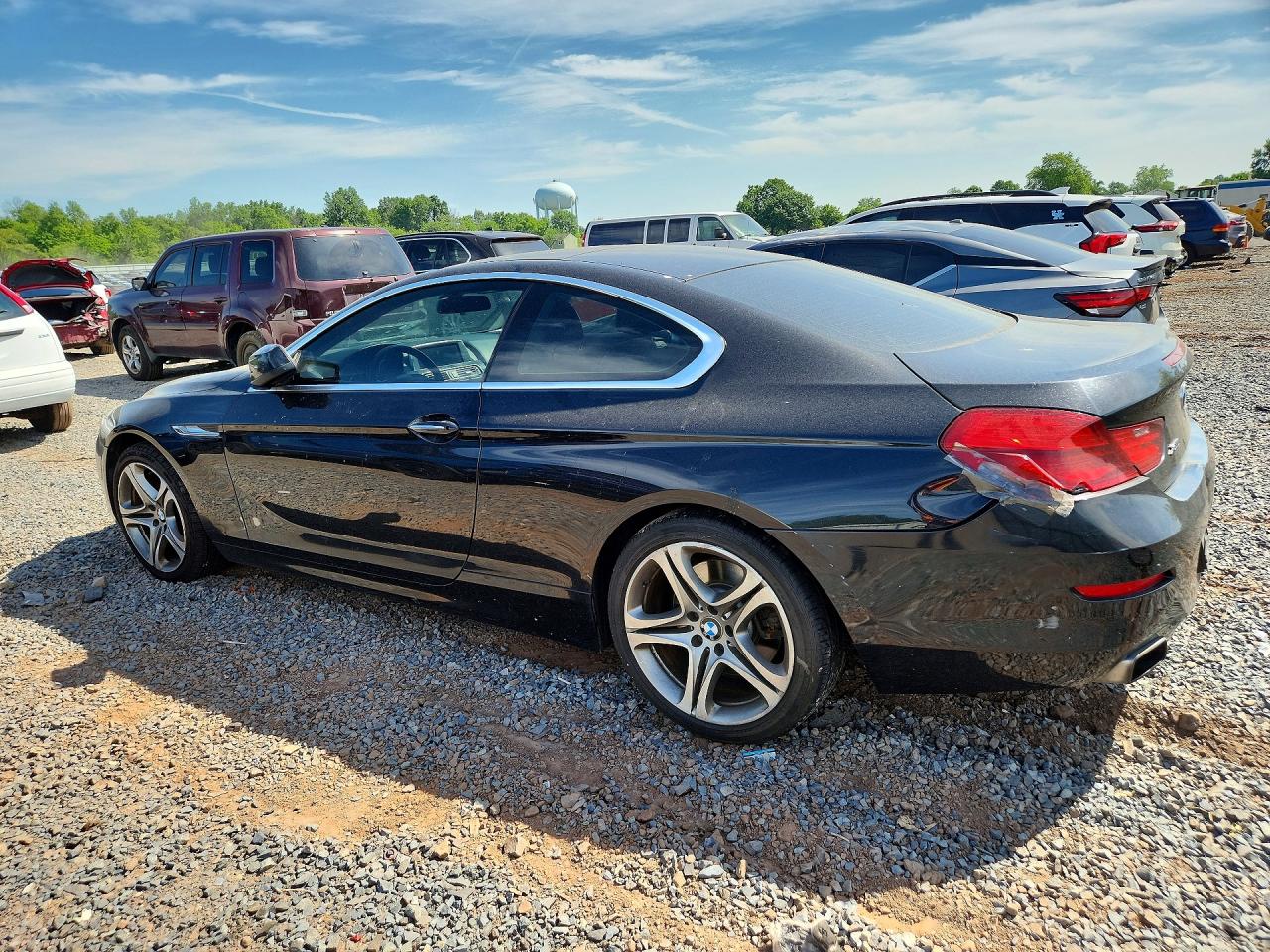 2013 Bmw 650 Xi Black vin: WBAYM1C57DDZ02497