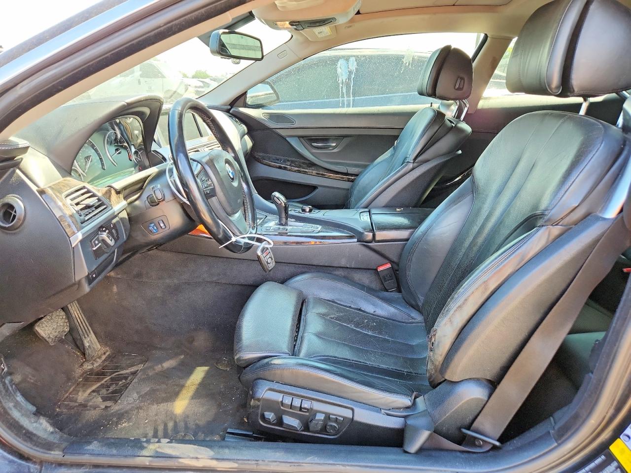 2013 Bmw 650 Xi Black vin: WBAYM1C57DDZ02497