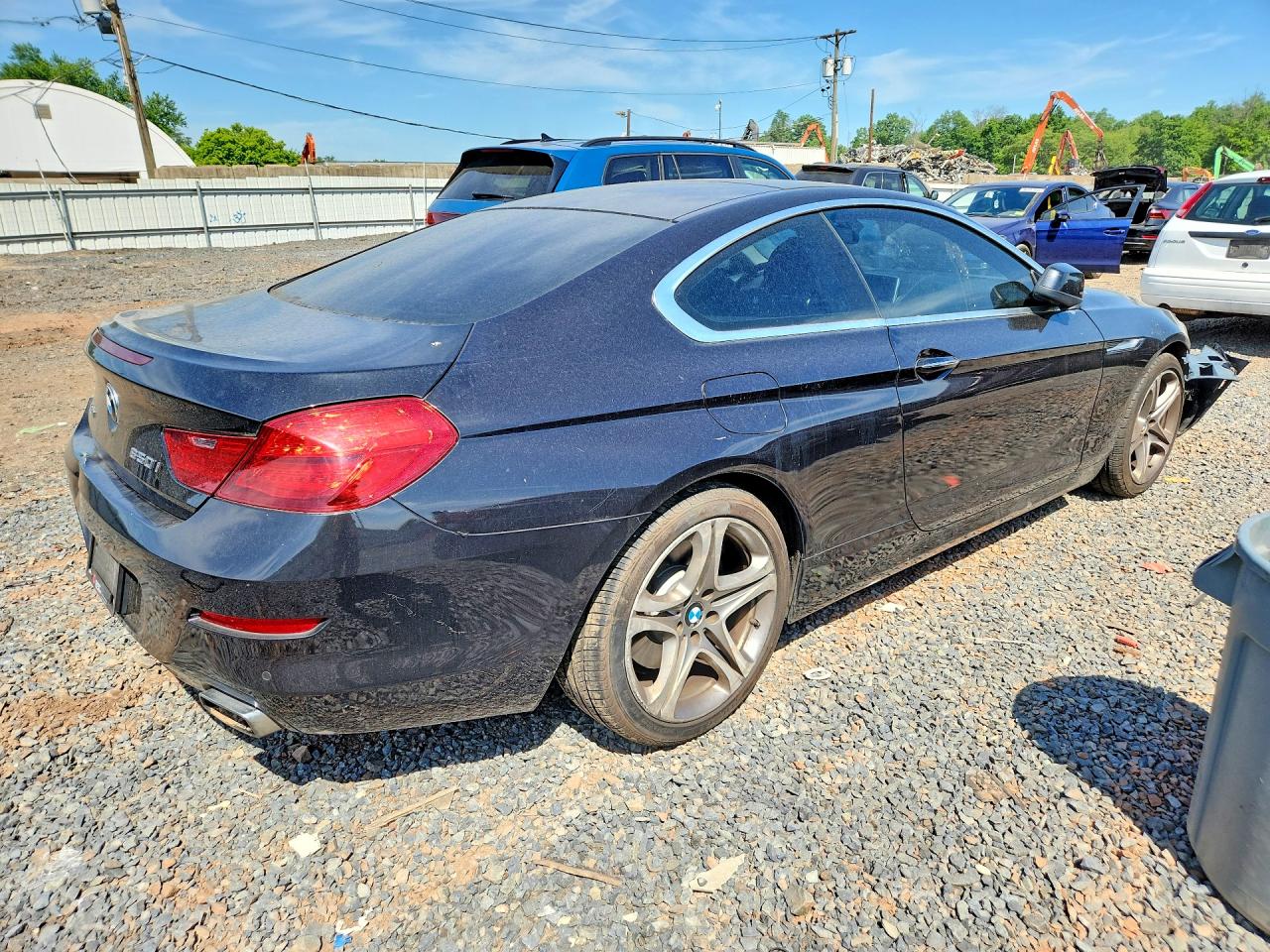 2013 Bmw 650 Xi Black vin: WBAYM1C57DDZ02497