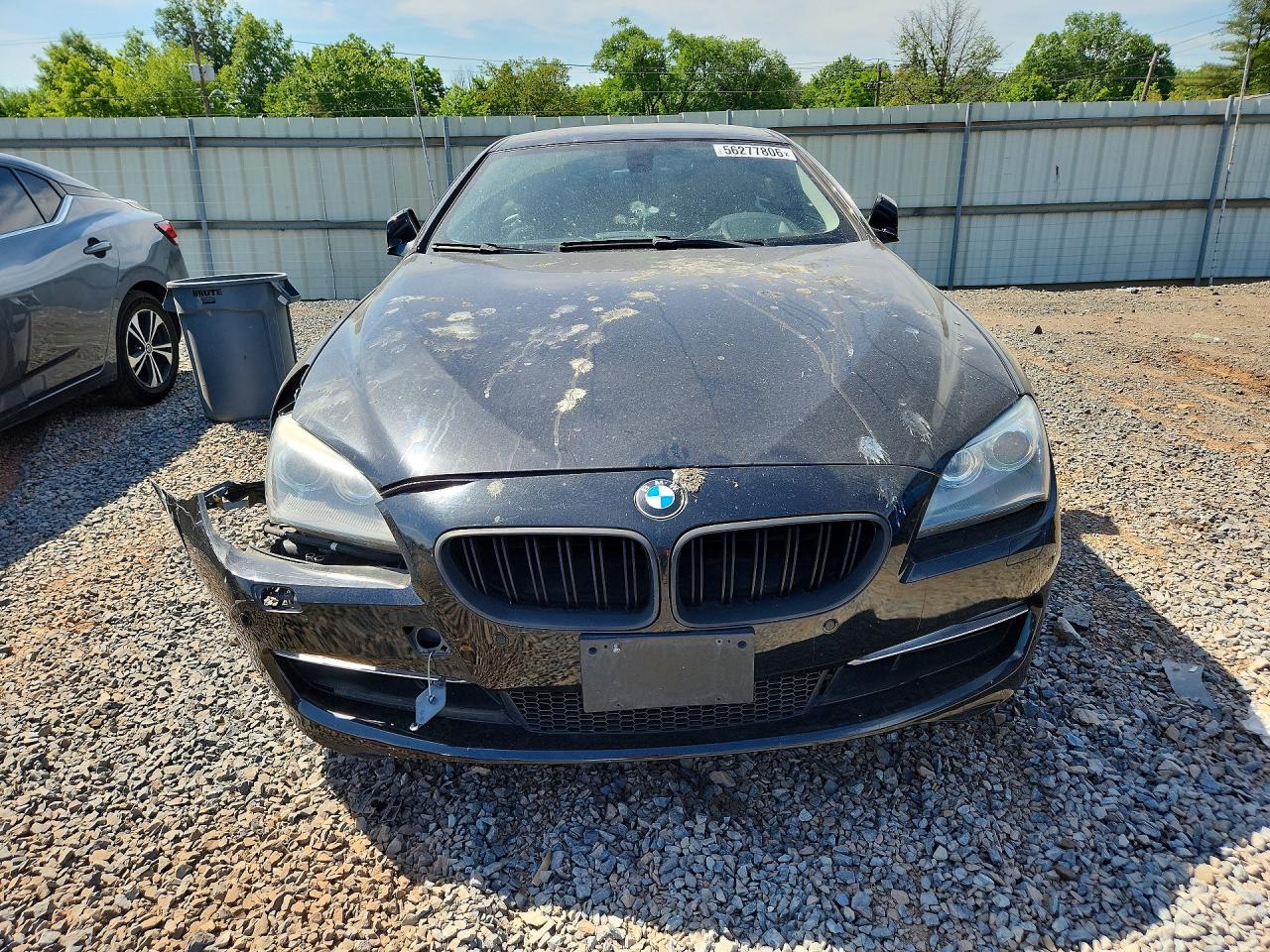 2013 Bmw 650 Xi Black vin: WBAYM1C57DDZ02497