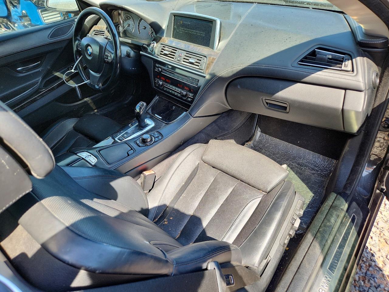 2013 Bmw 650 Xi Black vin: WBAYM1C57DDZ02497