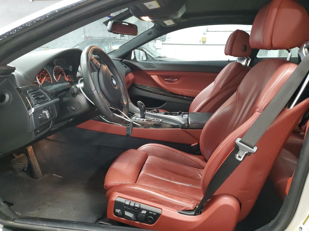 2013 Bmw 650 Xi White vin: WBAYM1C58DDZ02671